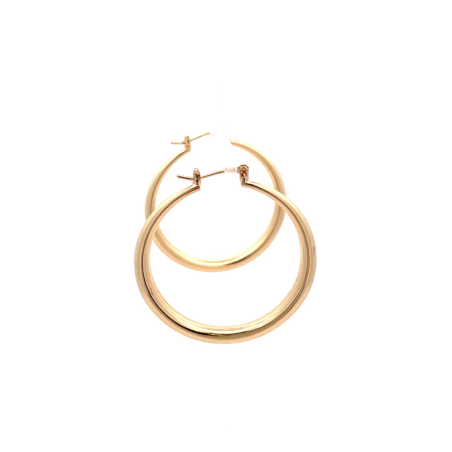 Hollow Plain Hoop Earrings - 02