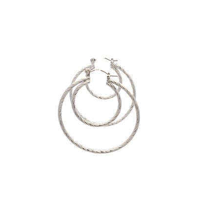 Floor Pin-catch Earrings - Style 33