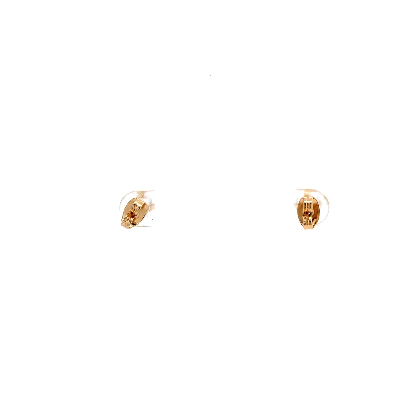 Floor Cubic Zirconia Earrings Square - 5mm