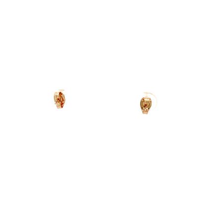 Floor Cubic Zirconia Earrings Oval - 3mm