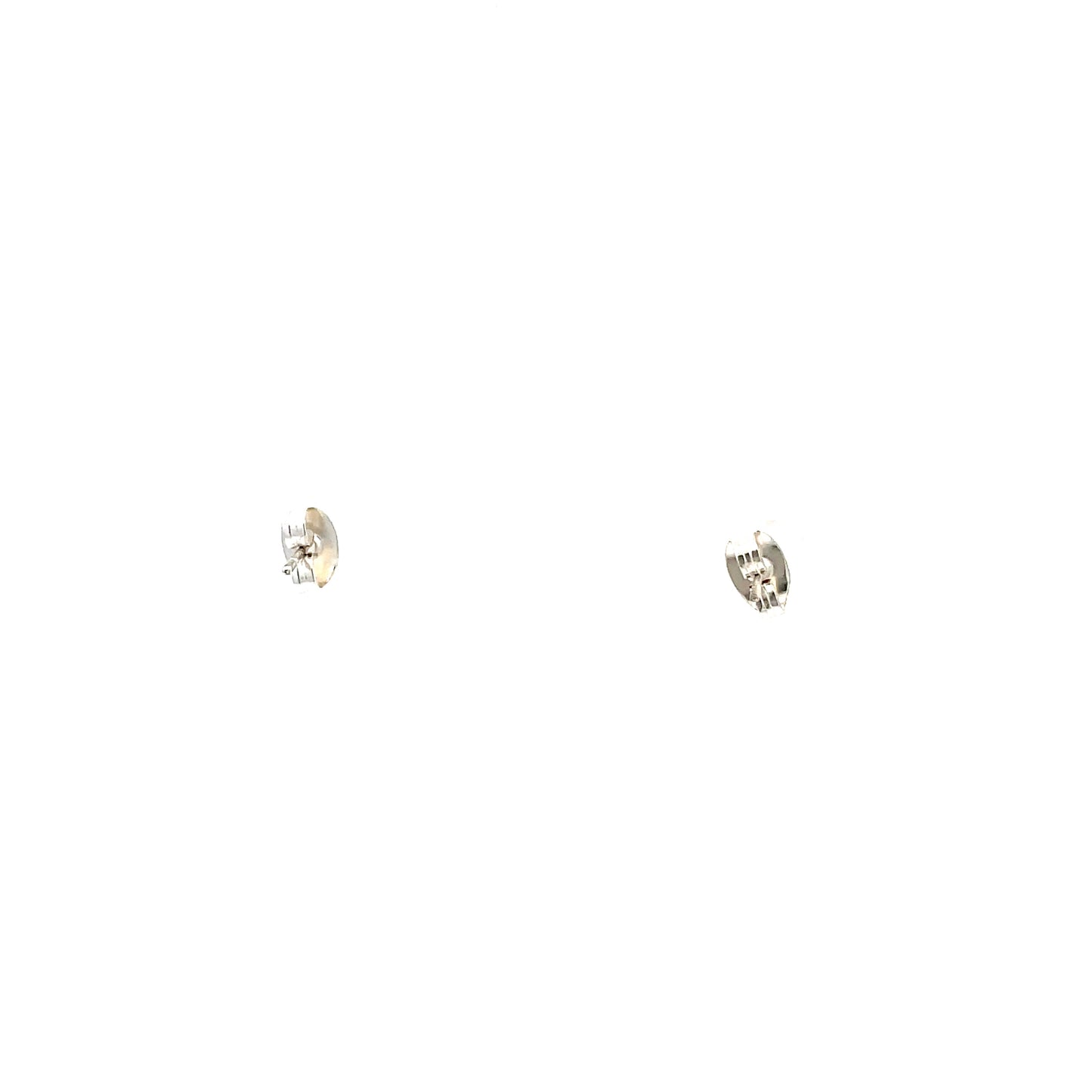 Floor Cubic Zirconia Earrings Square - 4mm