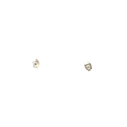 Floor Cubic Zirconia Earrings Square - 4mm