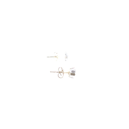 Floor Cubic Zirconia Earrings Square - 6mm