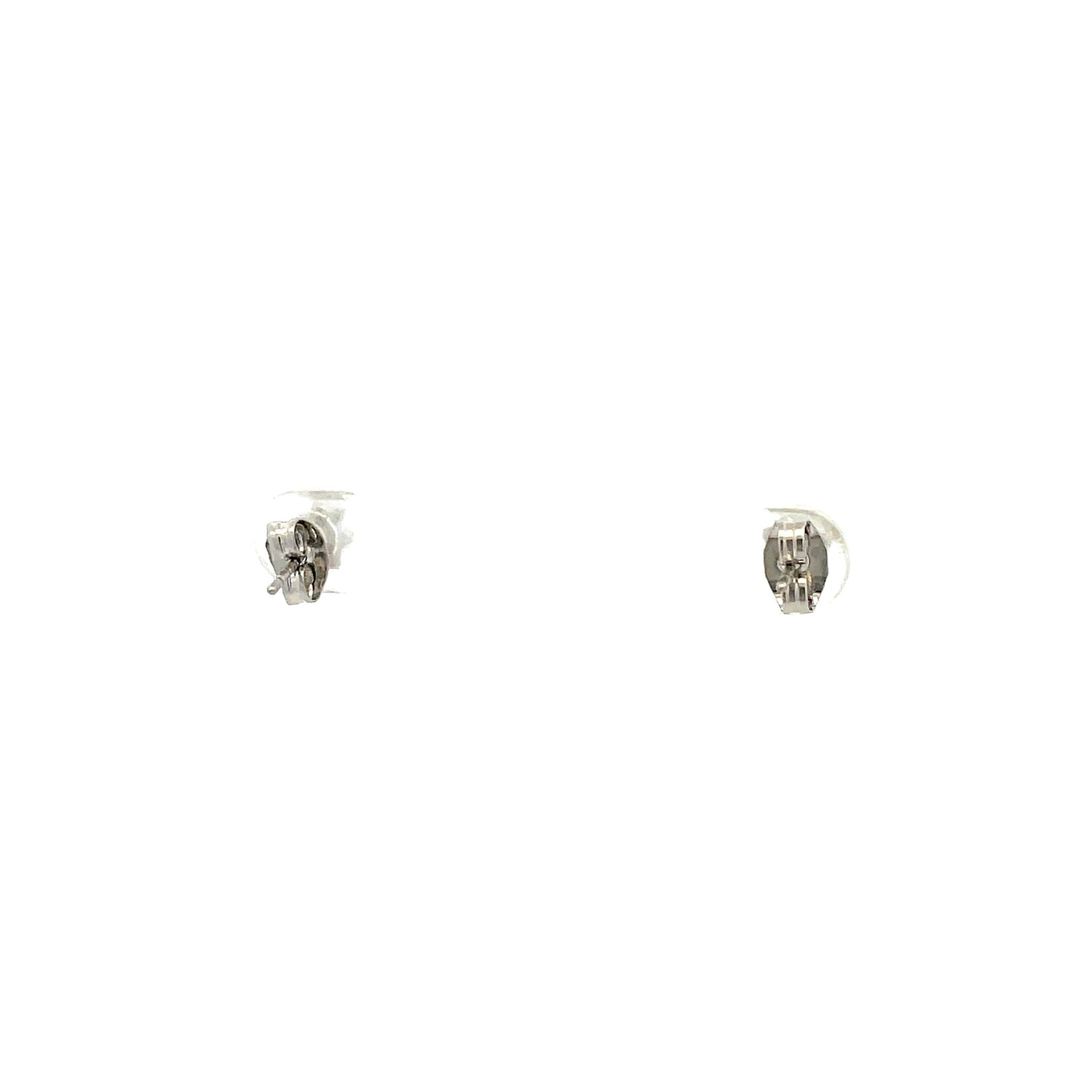 Floor Cubic Zirconia Earrings Triangle - 5mm