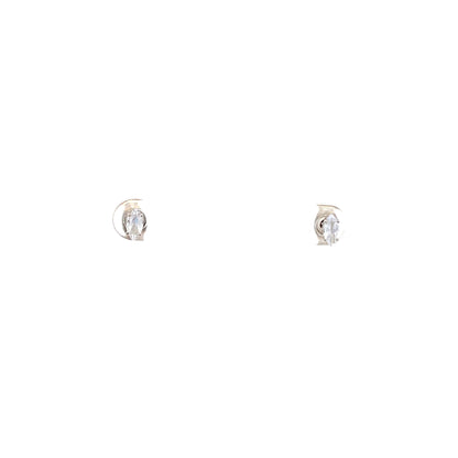 Floor Cubic Zirconia Earrings Marquise - 3mm