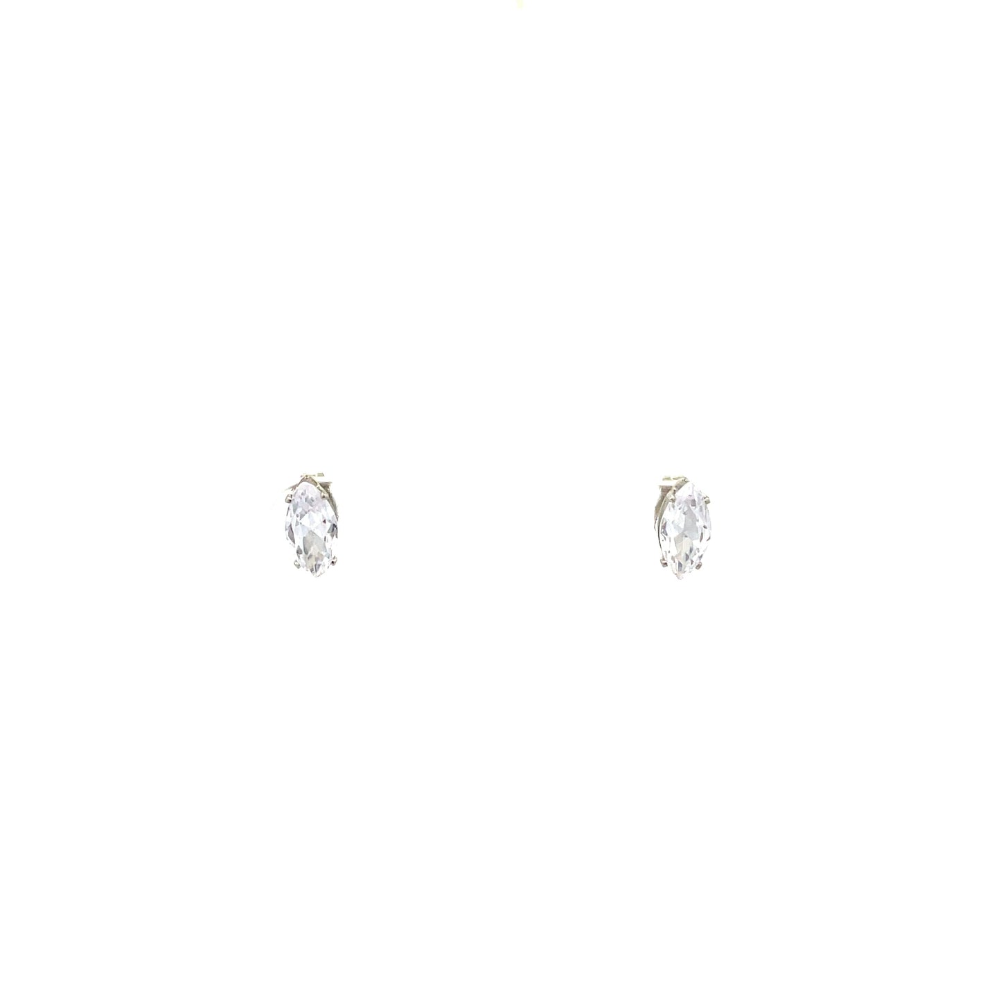 Floor Cubic Zirconia Earrings Marquise - 4mm