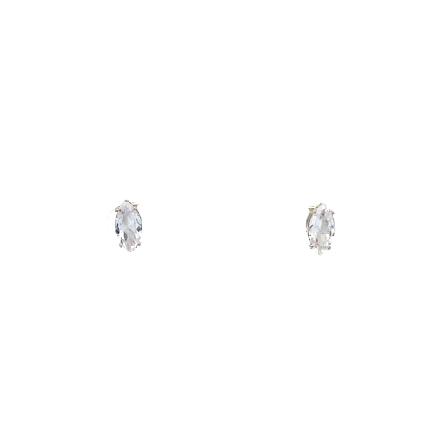 Floor Cubic Zirconia Earrings Marquise - 5mm