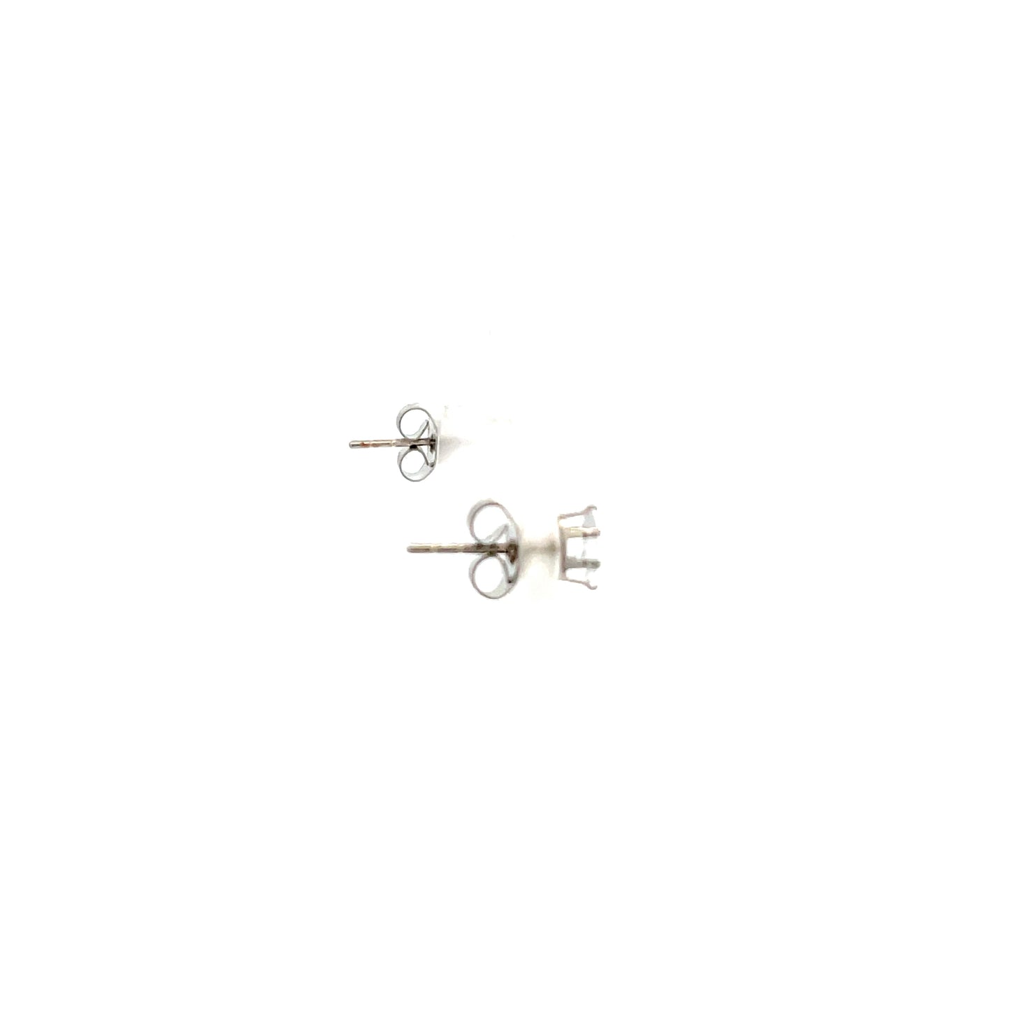 Floor Cubic Zirconia Earrings Oval - 3mm