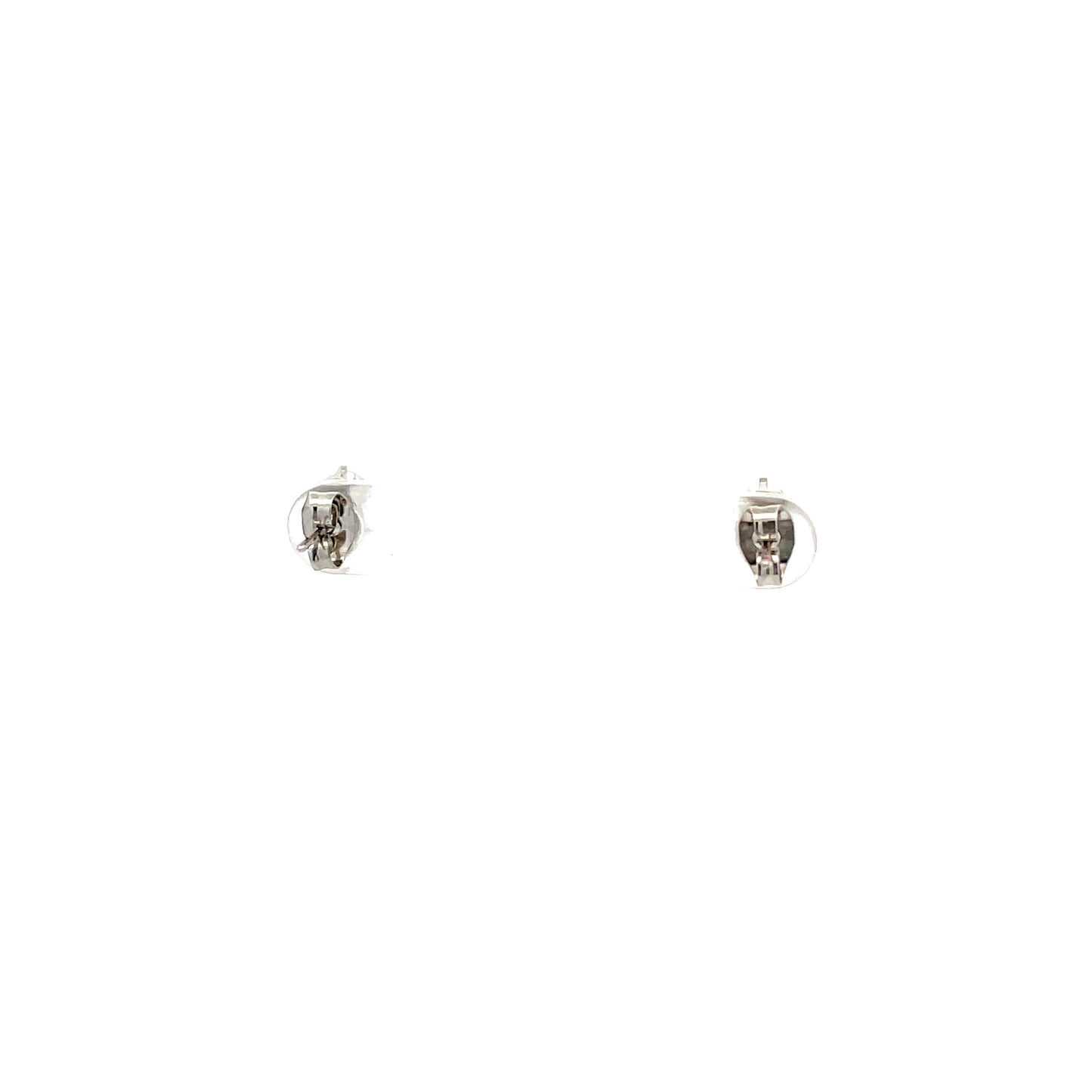 Floor Cubic Zirconia Earrings Oval - 4mm