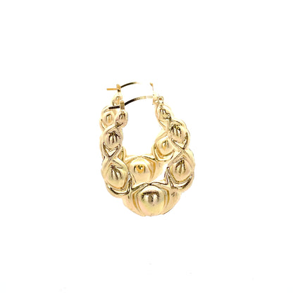 Hug & Kiss Shrimp Earrings -  Size 03