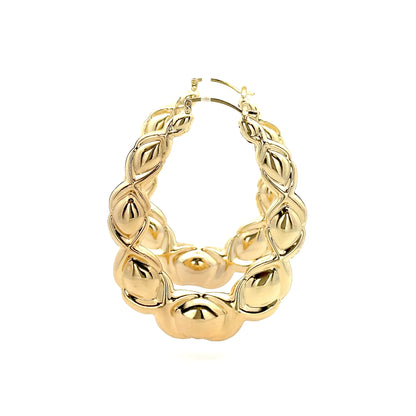 Hug & Kiss Shrimp Earrings - Size 06