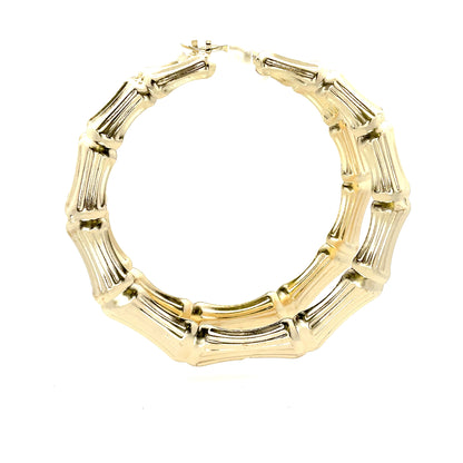 Hug & Kiss Bamboo Earrings - SIze 07