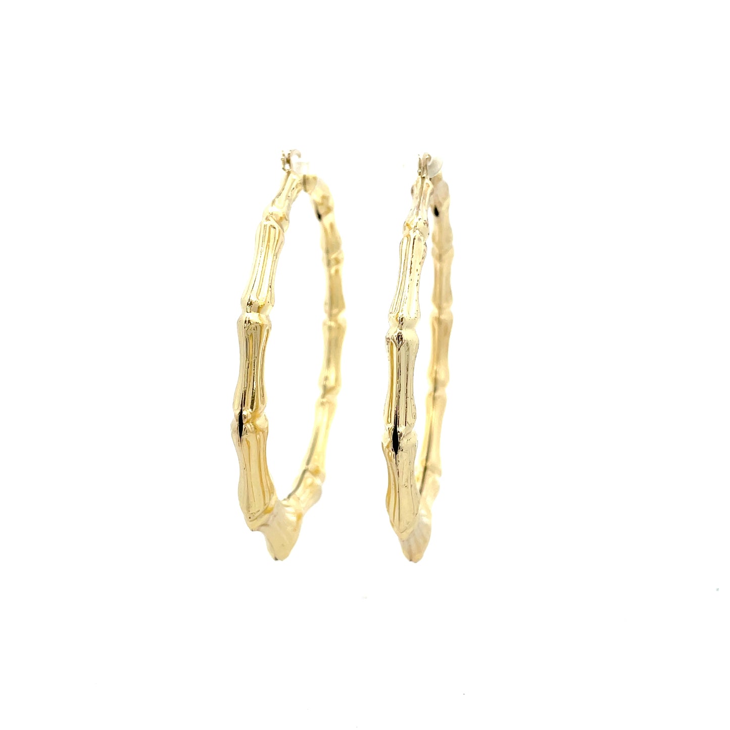 Hug & Kiss Bamboo Earrings - Size 06