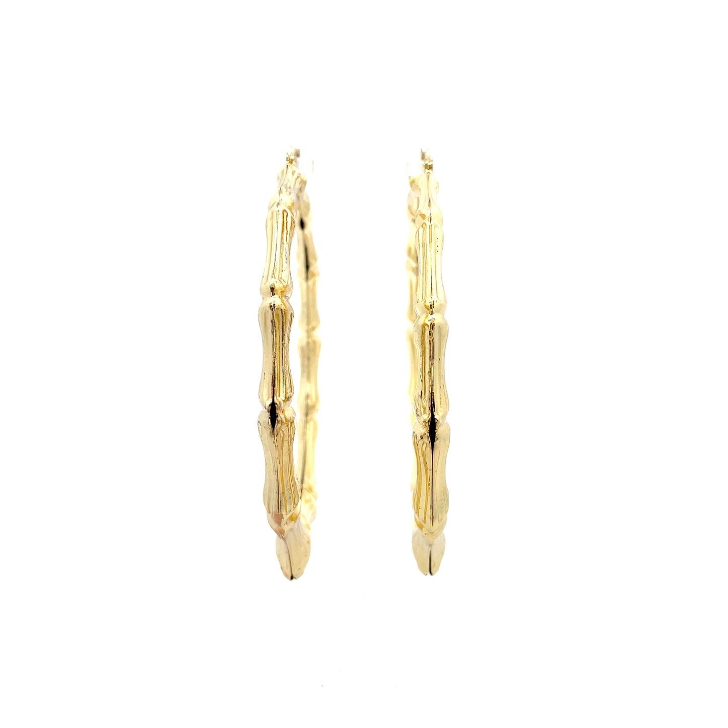 Hug & Kiss Bamboo Earrings - Size 06