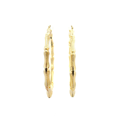 Hug & Kiss Bamboo Earrings - Size 06