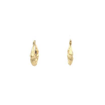 Hug & Kiss Irish Crown Earrings - 301