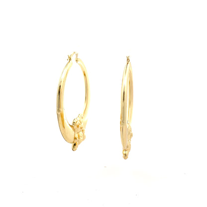 Hug & Kiss Bear Earrings - 800