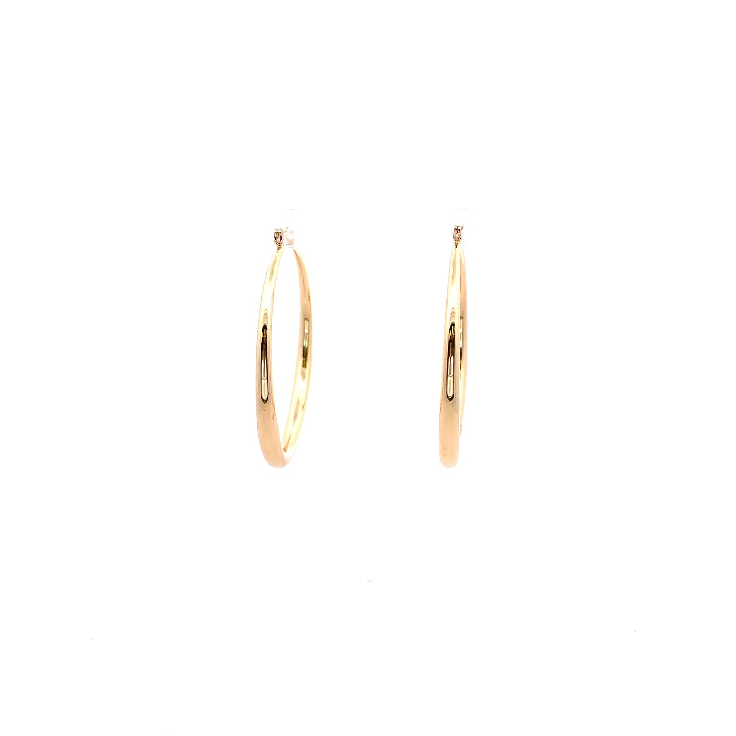 Hollow Plain Hoop Earrings - 03