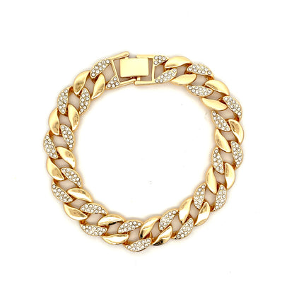 Iced Out Diamond Anklet - Design 02