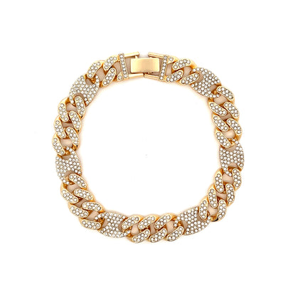 Iced Out Diamond Anklet - Design 07