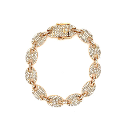 Iced Out Diamond Anklet - Design 08