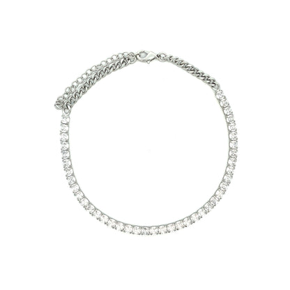Iced Out Diamond Anklet - Design 11