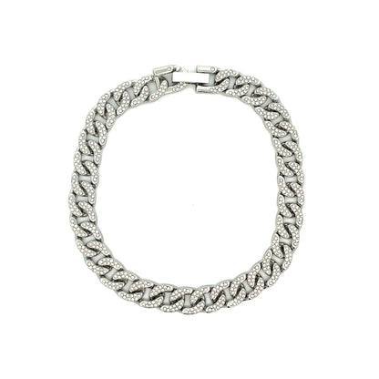 Iced Out Diamond Anklet - Design 12