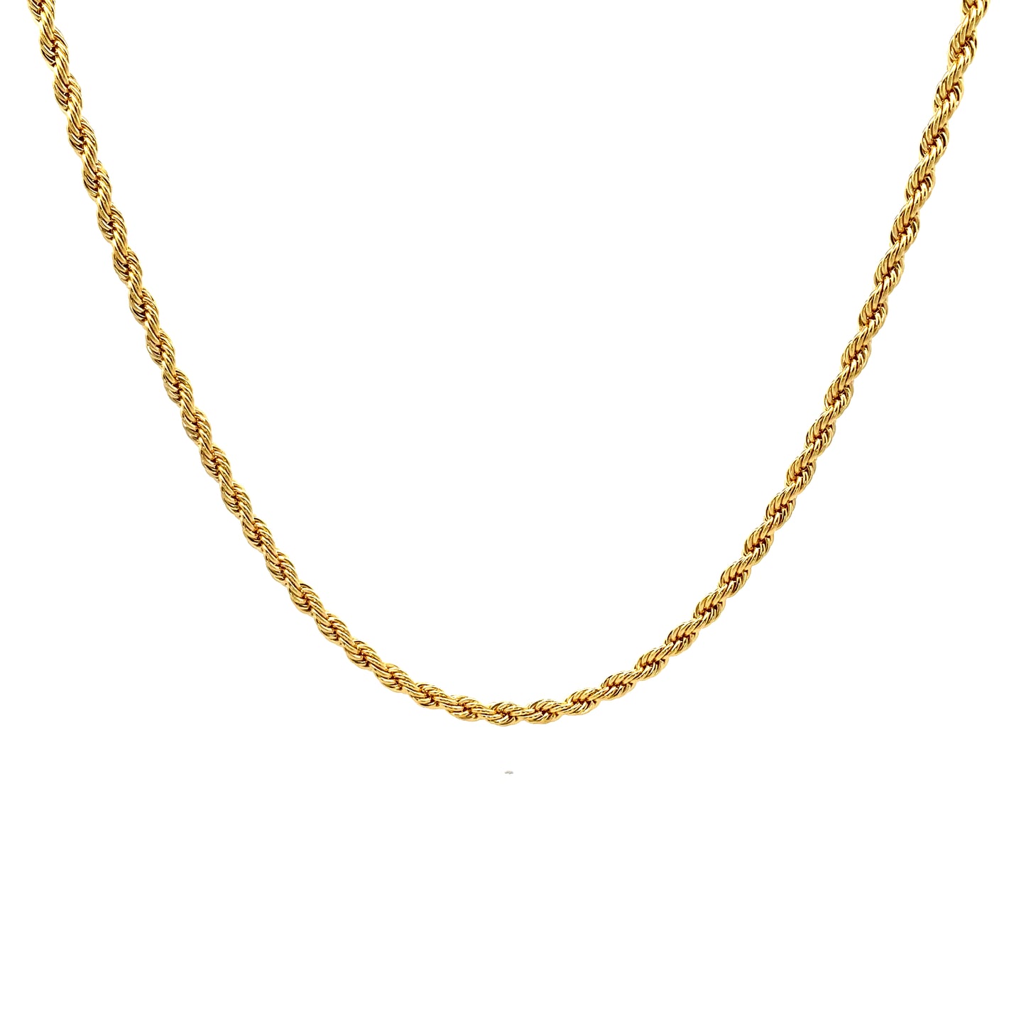 14K Chain Necklace #31 - ROPE 24inch 4mm