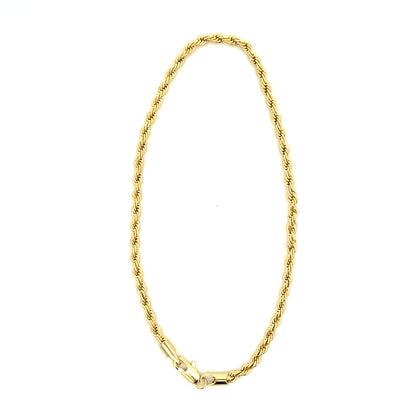 14K KIDS BRACELET #03 - ROPE 6 inch 3mm