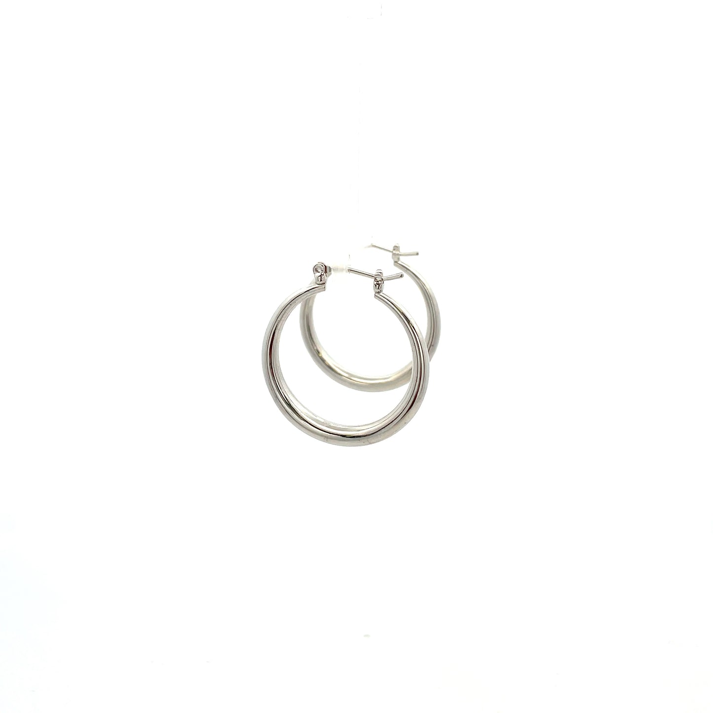 Hollow Plain Hoop Earrings - 01