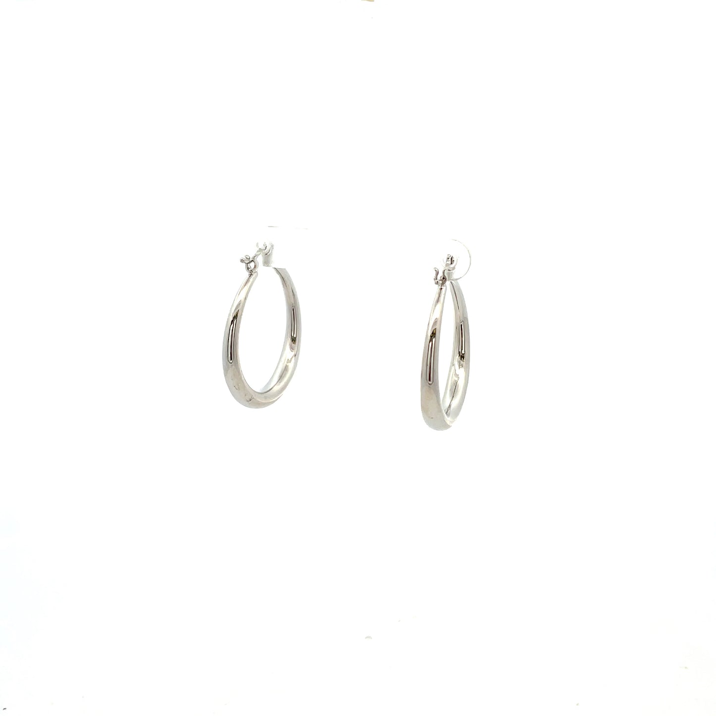 Hollow Plain Hoop Earrings - 01