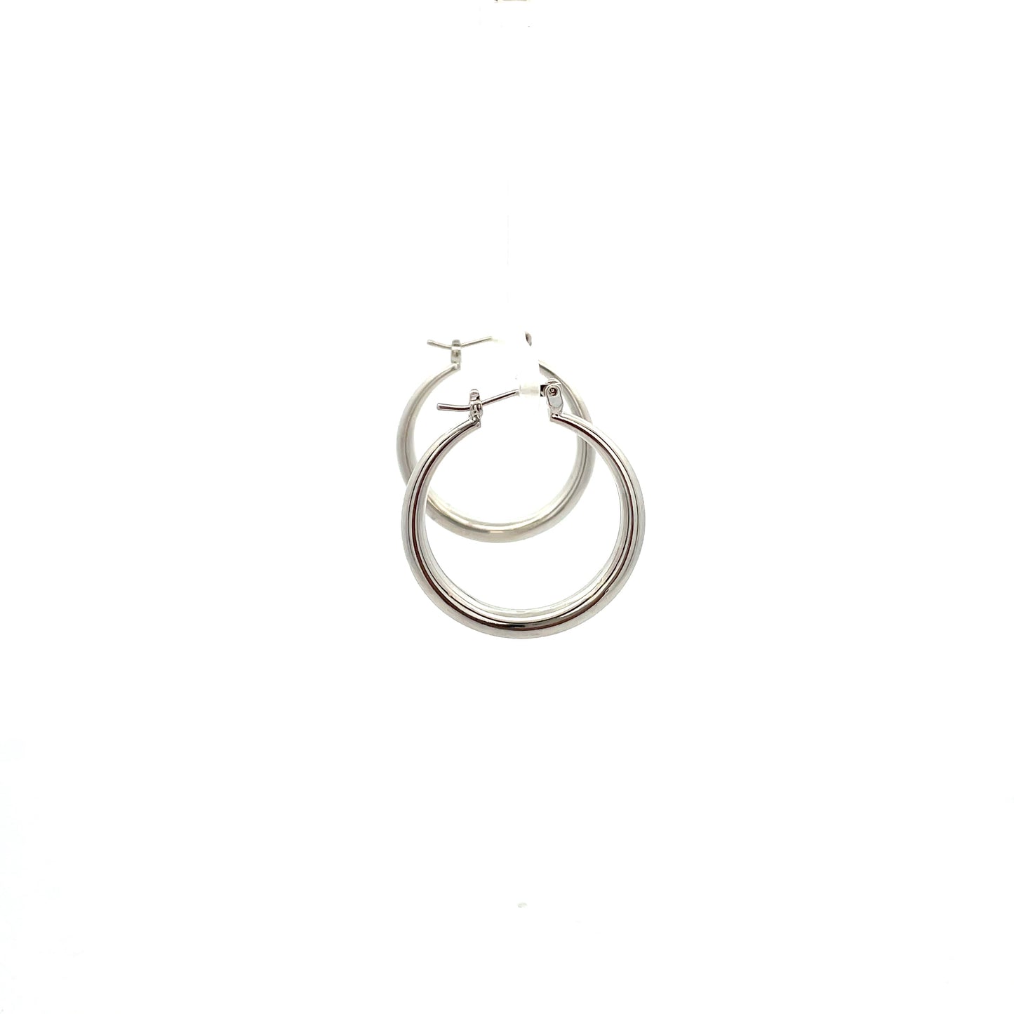 Hollow Plain Hoop Earrings - 01