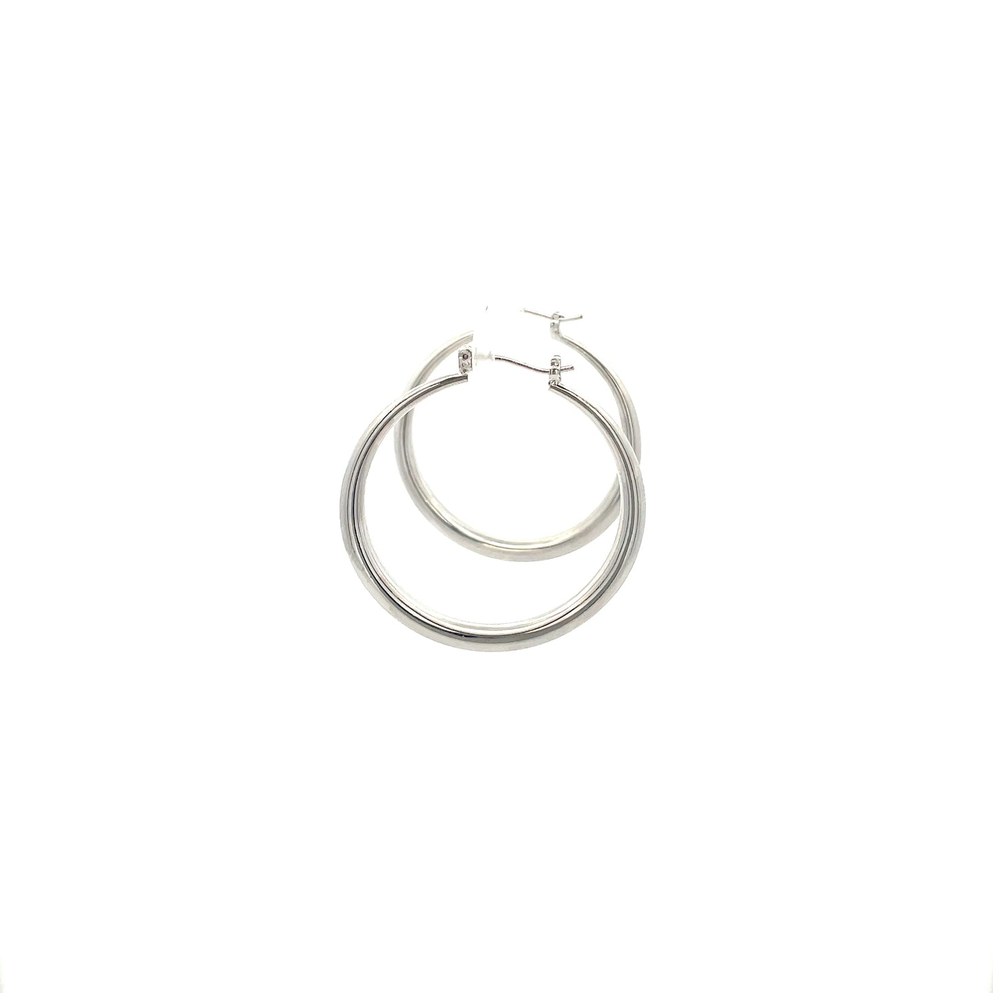 Hollow Round Plain Earring - 01