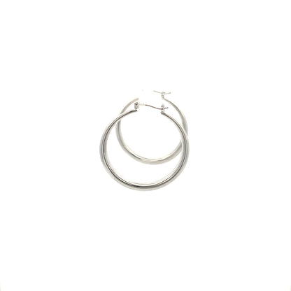 Hollow Round Plain Earring - 01