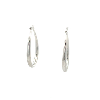 Hollow Oval Plain Earring - 07