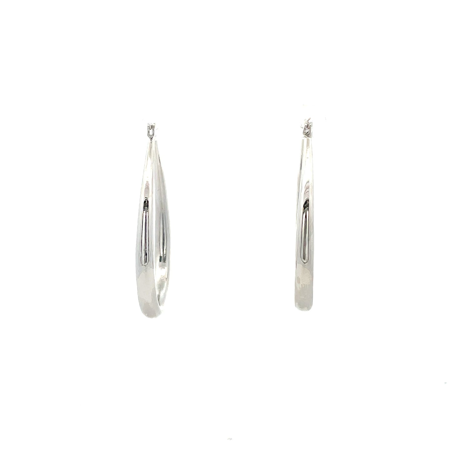 Hollow Oval Plain Earring - 07