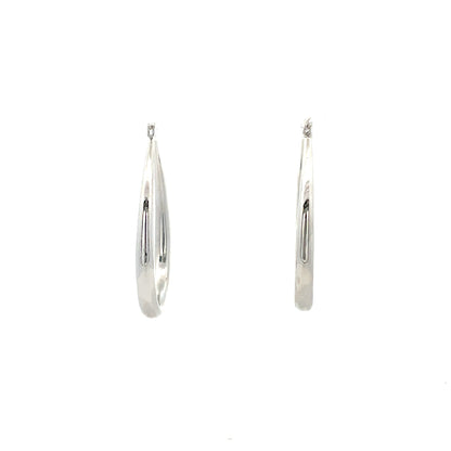 Hollow Oval Plain Earring - 07