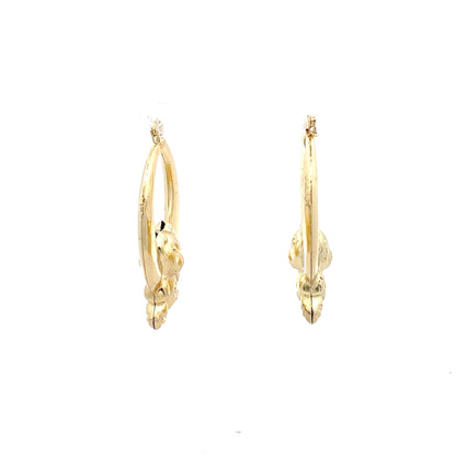 Hug & Kiss Bear Earrings - 700
