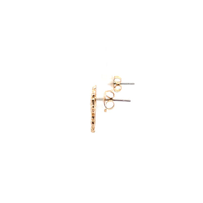 Gold Nugget Earring - 02