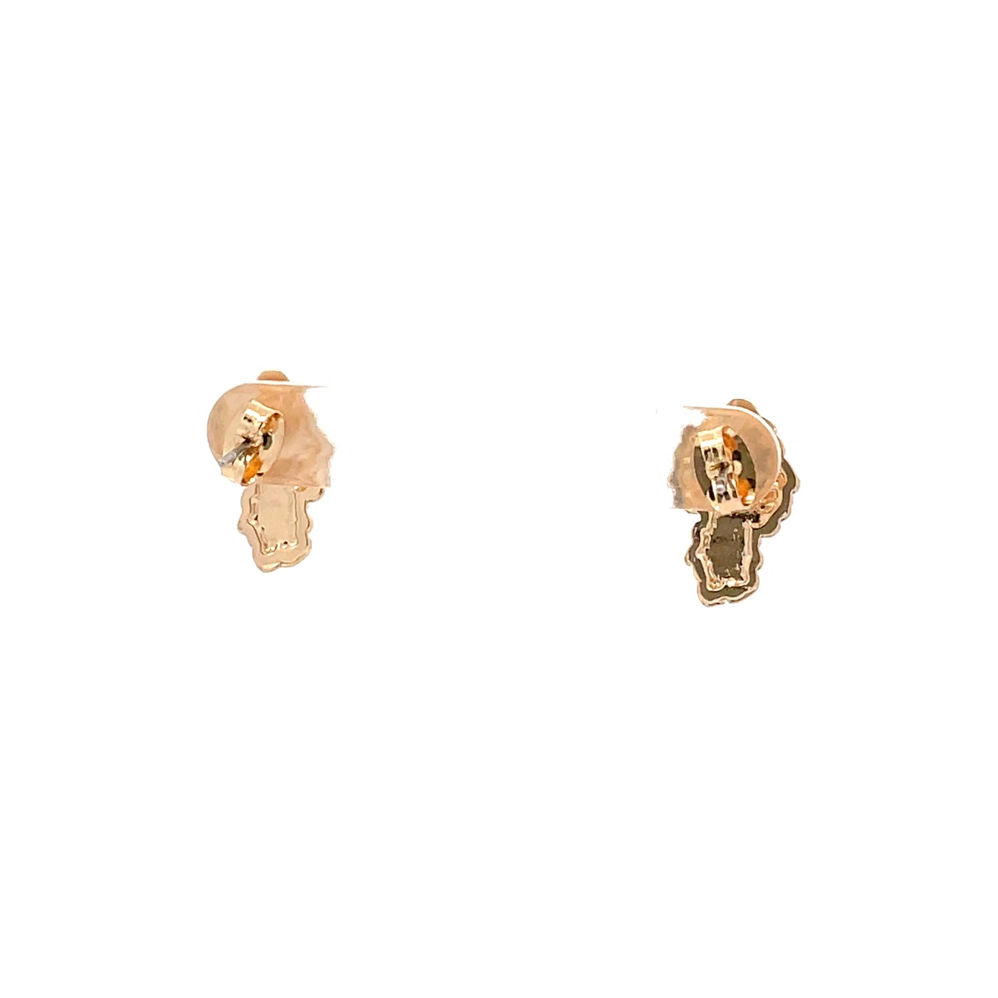 Gold Nugget Earring - 02