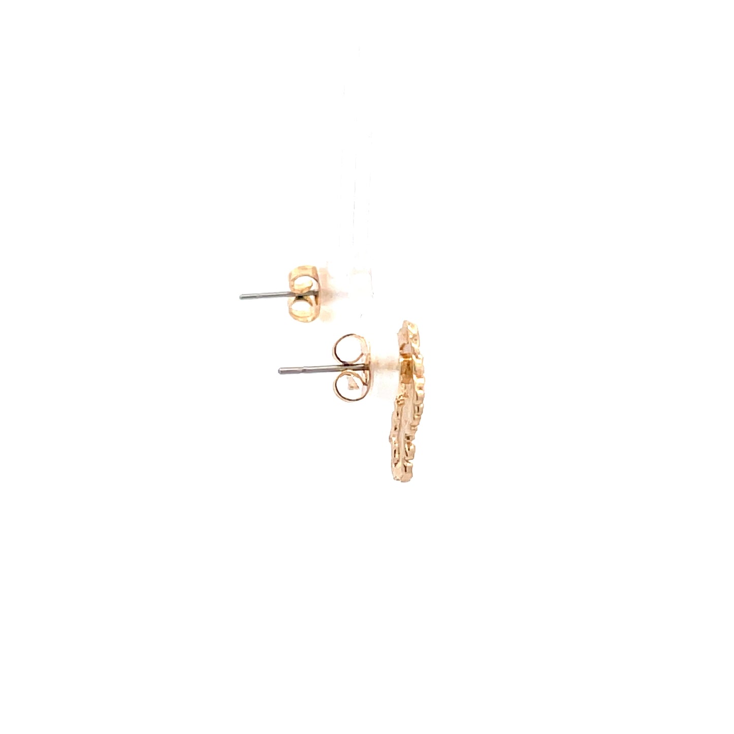 Gold Nugget Earring - 02