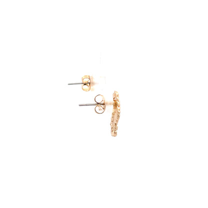 Gold Nugget Earring - 02