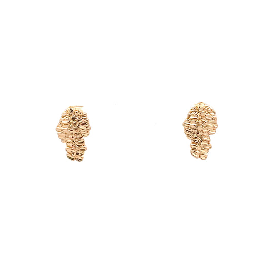 Gold Nugget Earring - 02