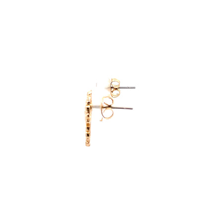 Gold Nugget Earring - 03
