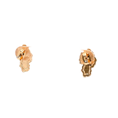 Gold Nugget Earring - 03