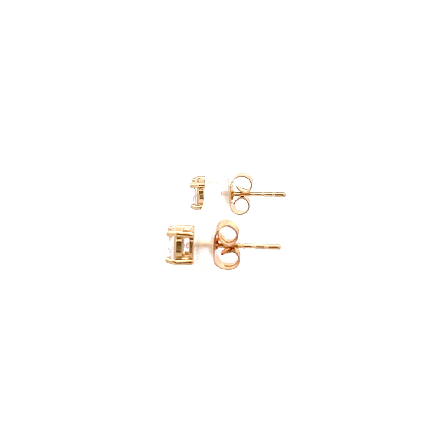 Basket Setting CZ Stud Round - 5mm