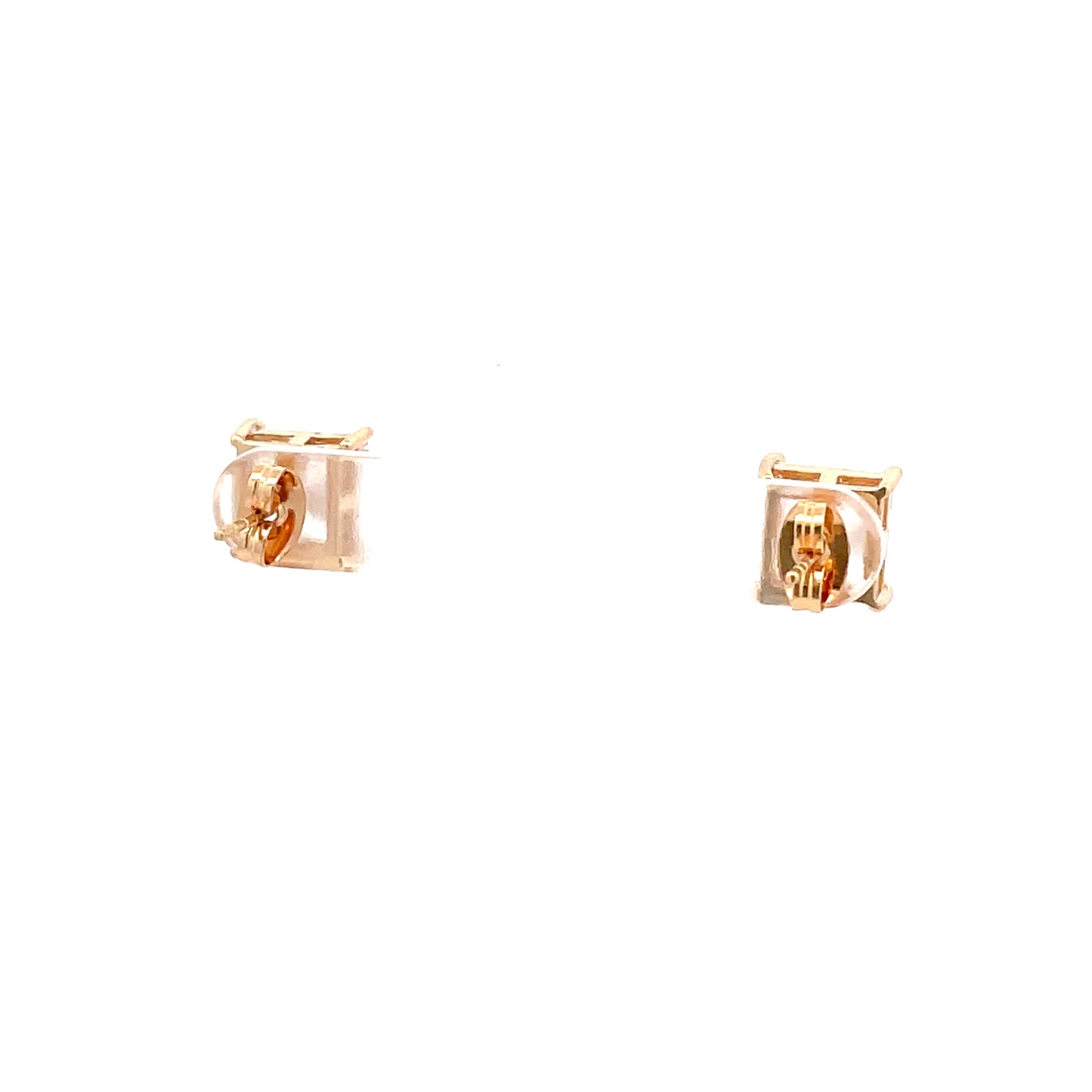 Basket Setting CZ Stud Square - 8mm