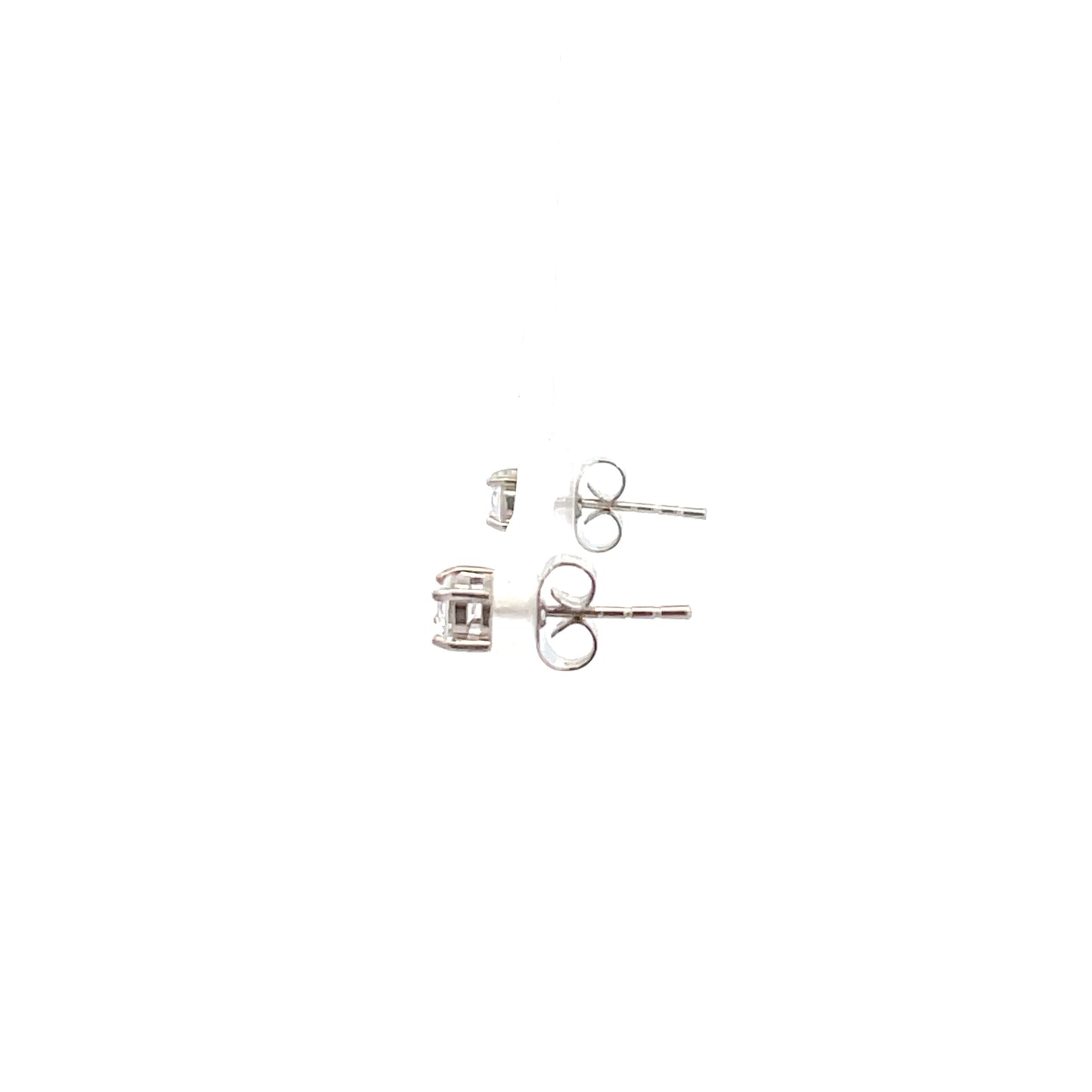 Basket Setting CZ Stud Round - 4mm