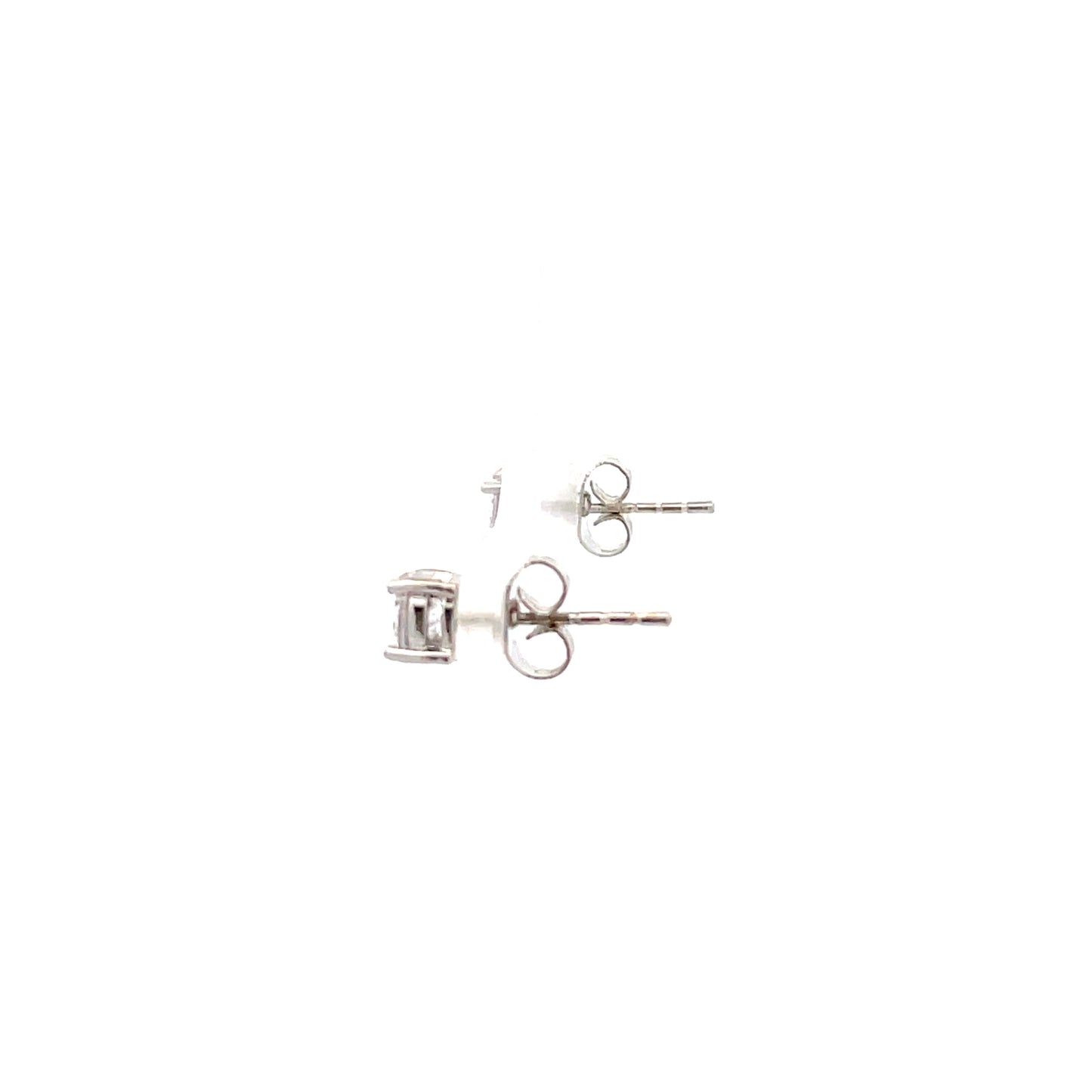 Basket Setting CZ Stud Round - 5mm