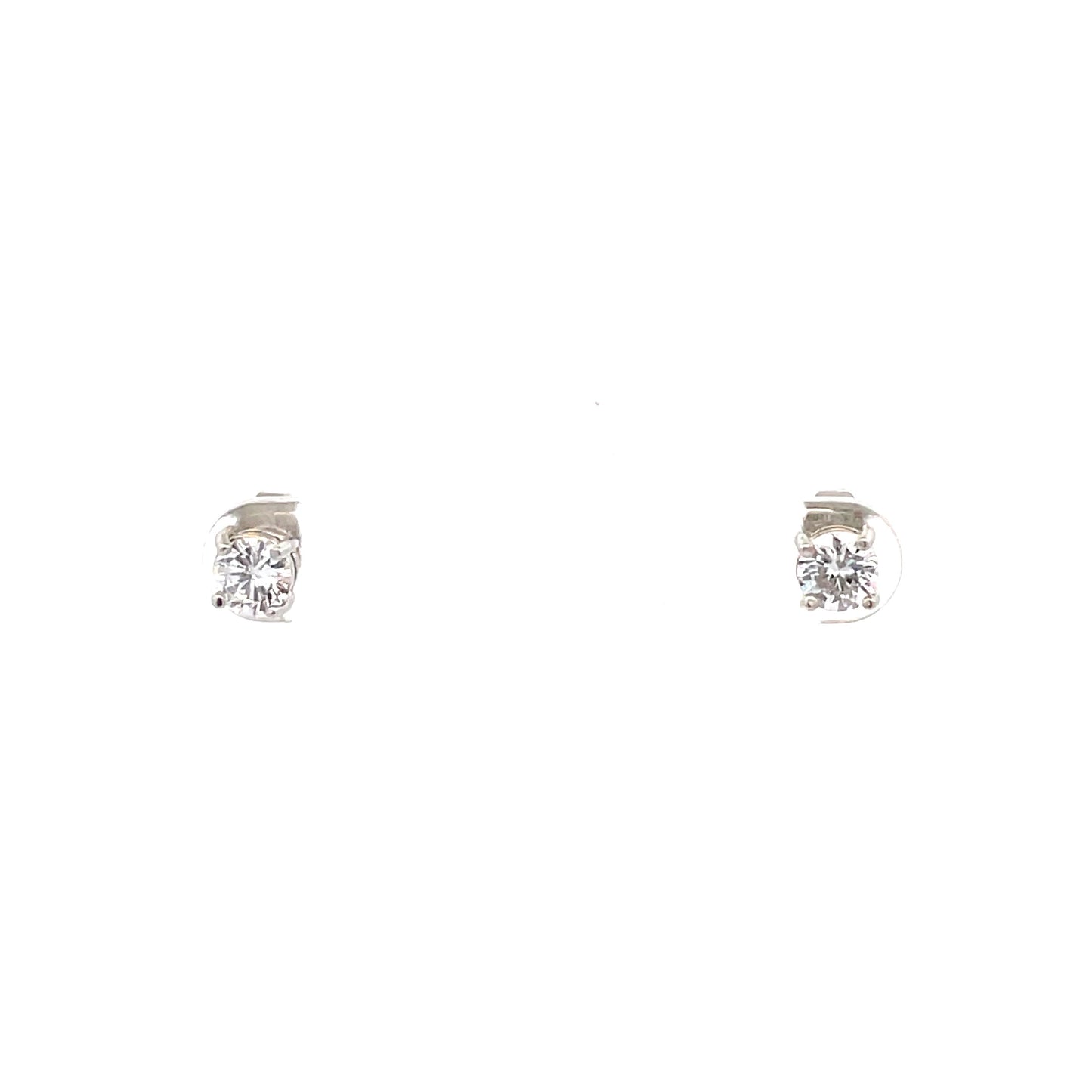 Basket Setting CZ Stud Round - 5mm